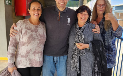 Visita ex-alumno al colegio