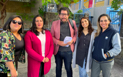 ¡Visita de profesores a 7º Básico!