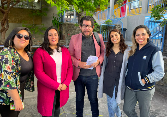 ¡Visita de profesores a 7º Básico!