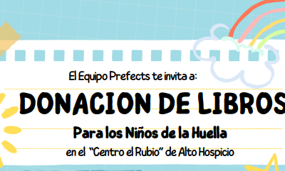 Prefects lideran campaña solidaria de donación de libros