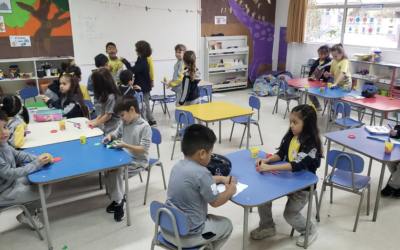 Kinder B decora su sala recordando el Aniversario