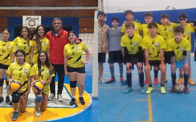 ¡Nuestros equipos de vóleibol y futsal destacaron en el campeonato comunal del IND!