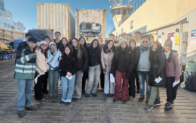 Delegación de IV Medio 2025 inicia viaje académico hasta el poblado más austral del mundo